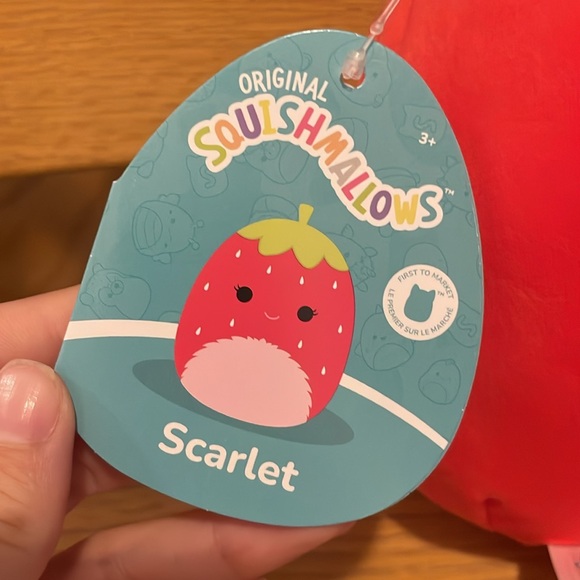Scarlet Strawberry Squishmallow 8” - Picture 3 of 3